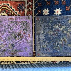 2 Vintage Chinese Embroideries