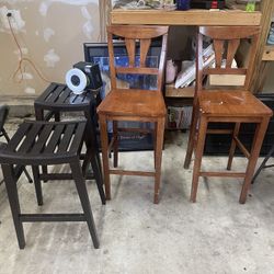Bar Stools, 2 Sets Of 2