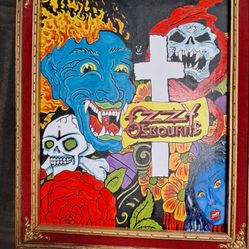 Ozzy Oil Painting 