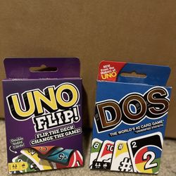 New UNO/DOS Card Games