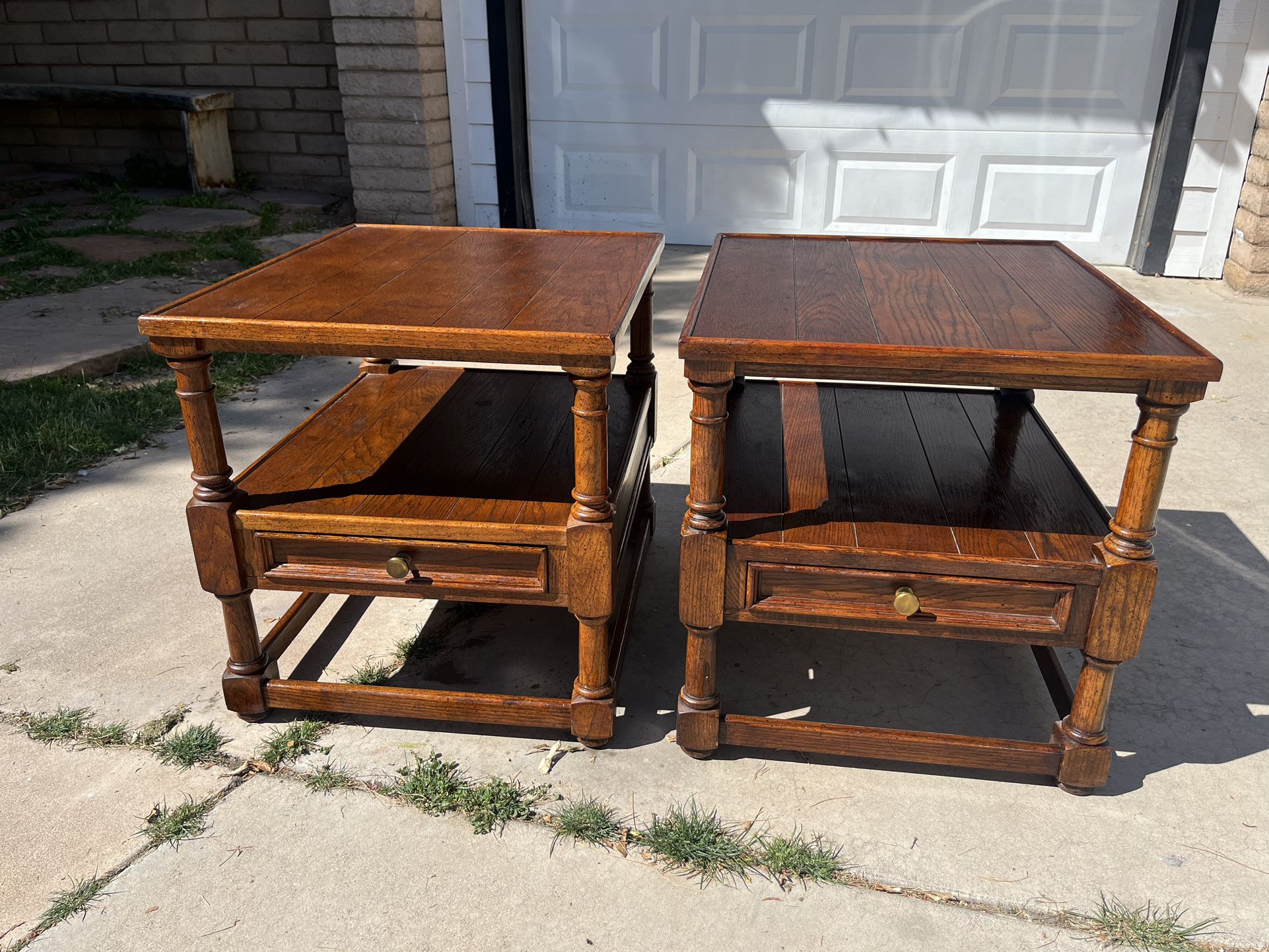 Mid Century Modern End Tables.