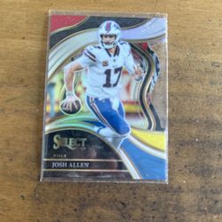 2024 SELECT JOSH ALLEN DIE CUT PRIZM CARD