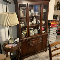 Antique 2 piece Hutch
