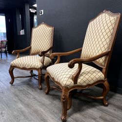 OBO - Pair of Custom Louis XV-Style Armchairs