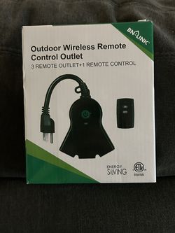 Outdoor Wireless Remote Control Outlet 