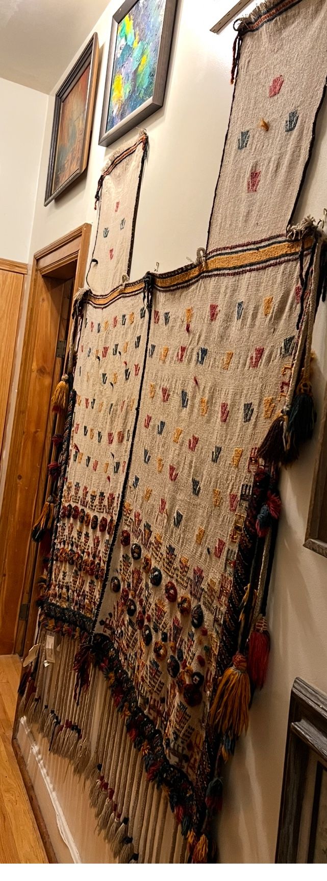 Antique Quashqai Ceremonial Horse Blanket/ Tapestry