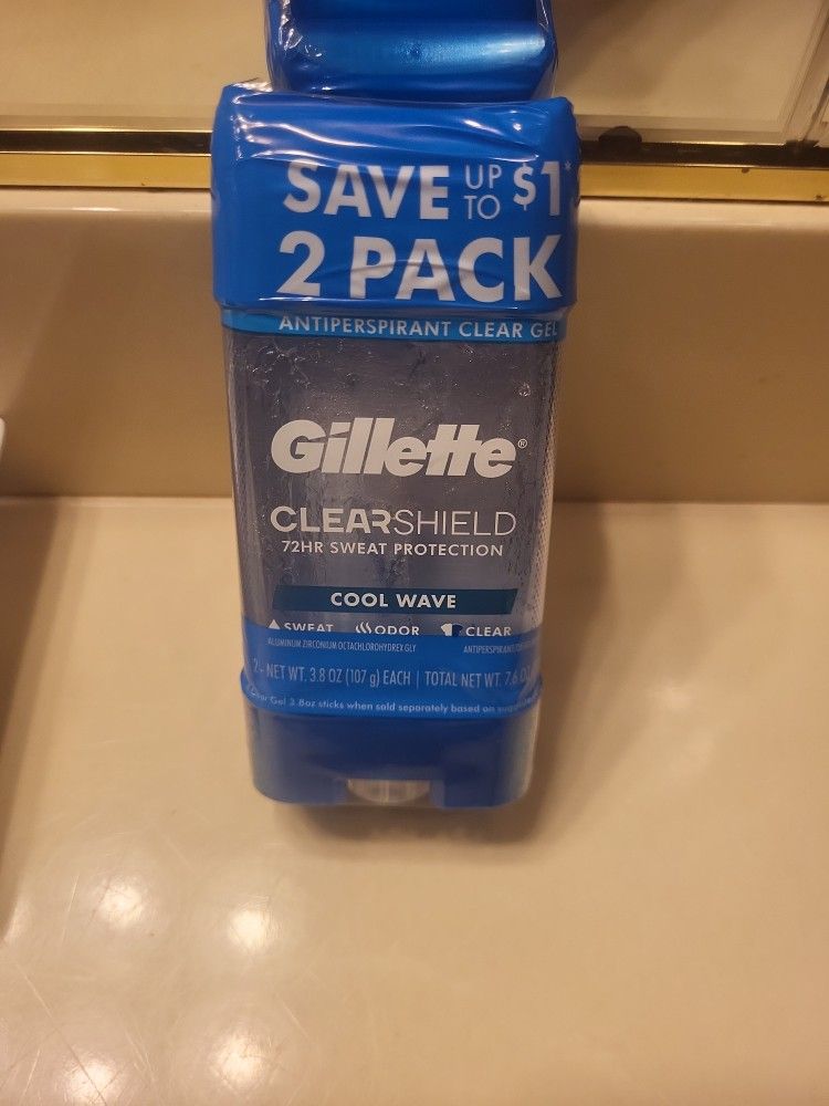 Gillette Deodorant 2 Pack (New)