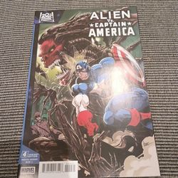 Alien Vs. Captain America #4 Kaare Andrews Variant February 2026 Marvel