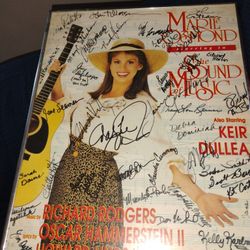 Wall Picture Of Marie Osmond Autographed By Her Herself And Team