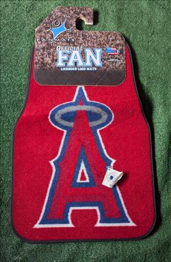 LA Angels Fanmats Licensed Logo Car Mat