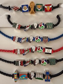 “FIFA World Cup 2026 Official Charm Bracelet – Rare Promo – Pick Your Team
