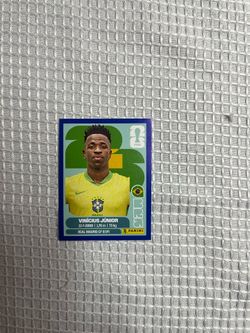 Vinicius Junior Blue Parallel Panini sticker