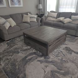 Lightly use sofa set with coffee table $700