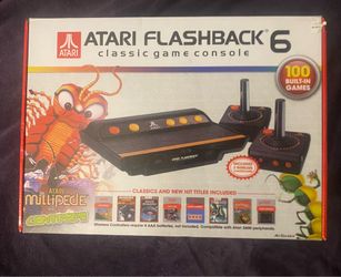 Atari Flashback 6 – Complete in Box – Like New – $25  🎮 Atari Flashback 6 Console Bundle Complete in original box and only used for testing. Everythi