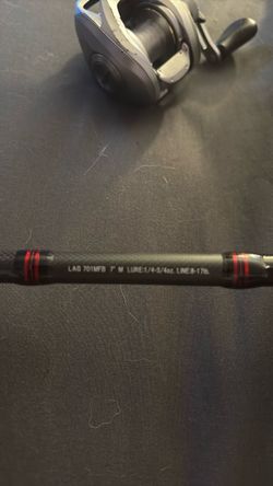 Fishing Rod and Baitcasting Reel Combo