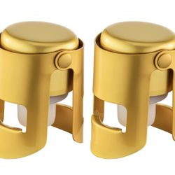 Champagne Stoppers with Stainless Steel Champagne Saver