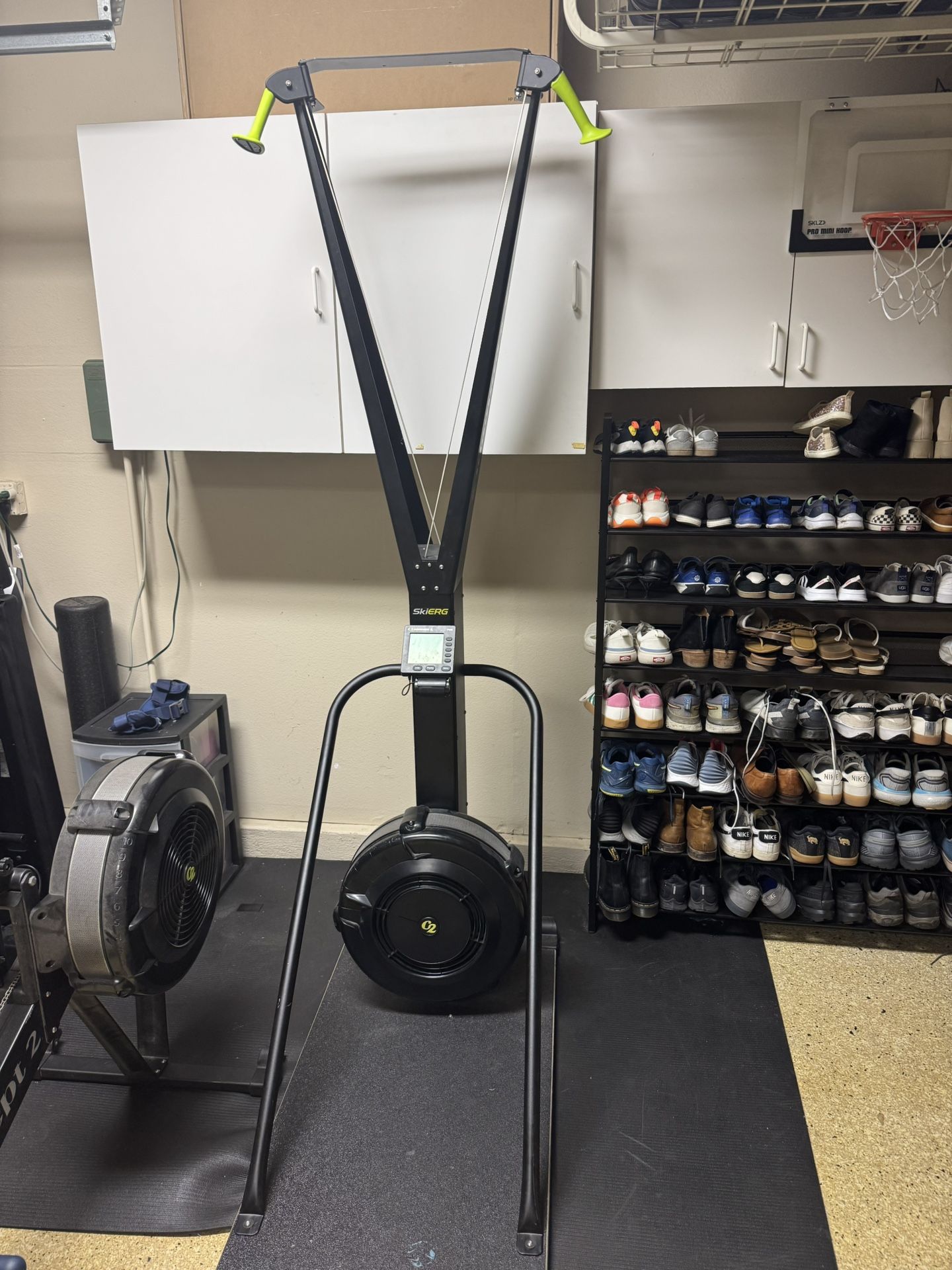 Wall Mounted Ski Erg with PM5