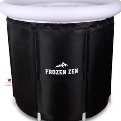 Frozen Zen Ice Bath Tub  with Lid, XL 105 Gallons