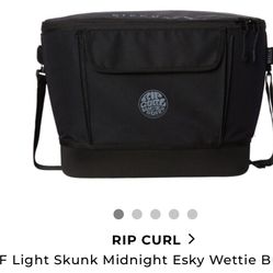 NEW! Rip Curl Australia F-Light Skunk - Black - 50L - Cooler or Wetsuit Storage after Surf