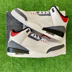 Air Jordan 3 Denim Fire Red 