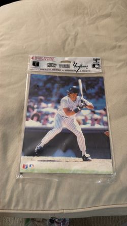 1989 NY Yankees Sealed 4-Pack Glossy Photos (Mattingly, Henderson)