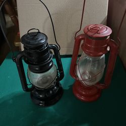 Vintage Kerosine Railroad Lanterns