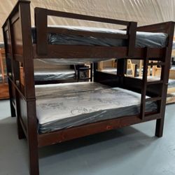 BUNK BED LITERA DE MADERA DE PINO MATTRESSES INCLUDED