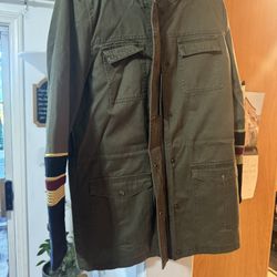 Green Military Style Jacket