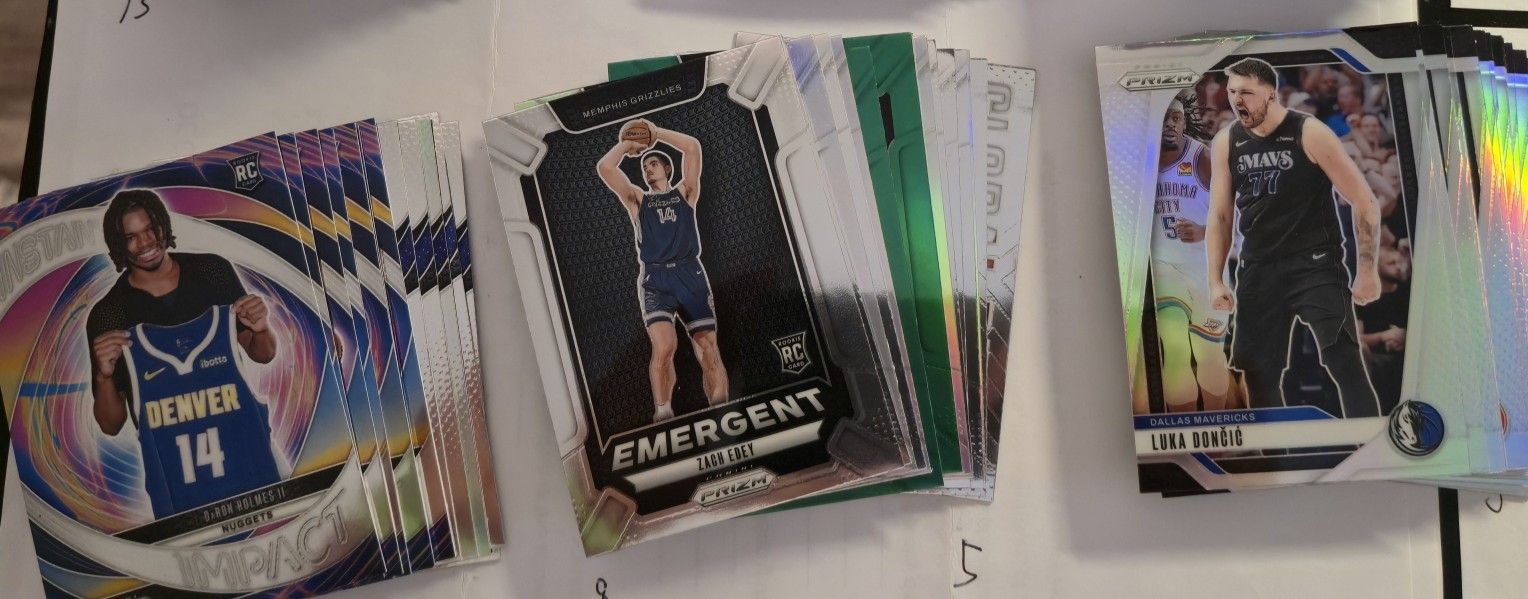 Lot Of Panini Prizm Nba Stars Rookies Inserts Pink Prizms NBA 225 Total Cards