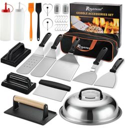 Super Solid Griddle Accessories Set 30 pieces with Carry Bag, original price $80