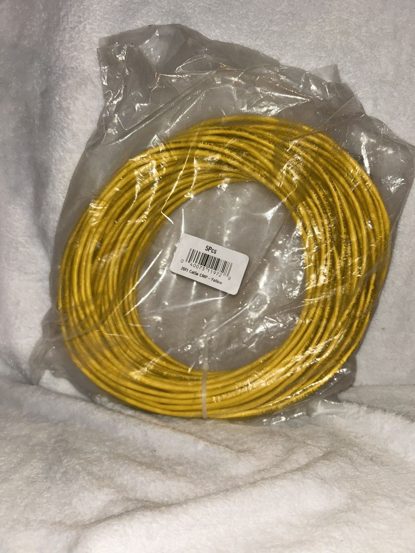 5 Pcs 20ft Cat5