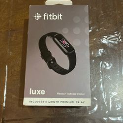 Fitbit Luxe-Fitness and Wellness-Tracker with Stress Management, Sleep-Tracking and 24/7 Heart Rate, Black/Graphite, One Size (S & L Bands Included