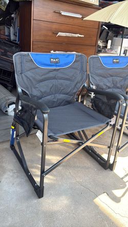 MAC Sports Folding Camp Chairs – Set of 2