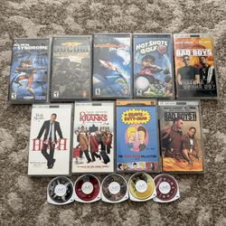 Sony Psp Games / Movies 10 Each