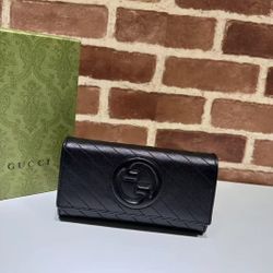 GG Black Double G Long Wallet, Brand New with Box