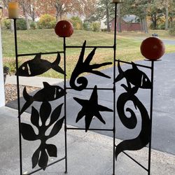 Metal Screen Decor - Indoor/Outdoor
