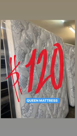 LOCATED IN LOS ANGELES $20 Delivery Fee ‼️ BRAND NEW PILLOW TOP MATTRESSES💯 COLCHONES NUEVOS PILLOW TOP 💯 Queen $120 ❌ $180 With Box Spring 💥💥 FU