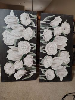 Floral pictures decor.