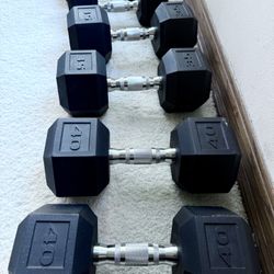 Cap Coated Hex Dumbells