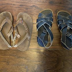 Saltwater And Rainbow Sandals 