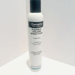 Generic Flexible Volume Spray Foam Compared to Redken Guts 10 Vol Spray Foam