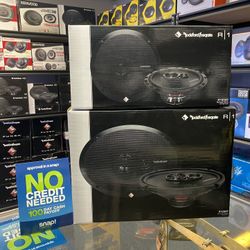 New (2) Rockford Fosgate 6.5” AND (2) Rockford Fosgate 6x9” Car Audio Speakers (4 speakers) 🔊🔥