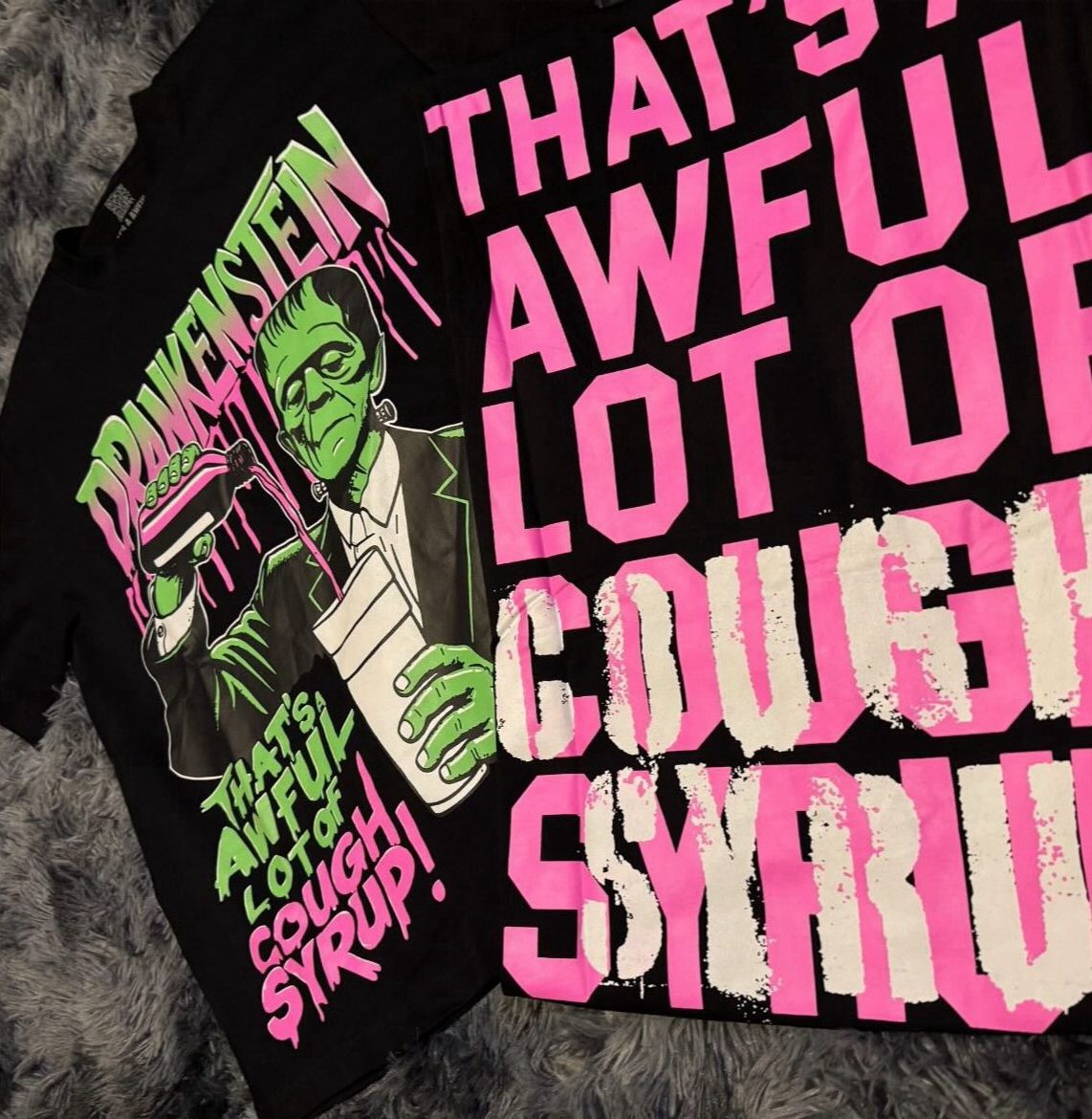 Awful lot of cough syrup