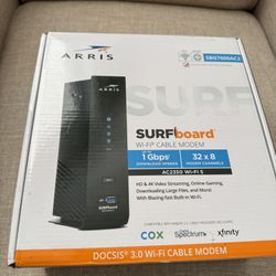 Arris SBG7600AC2 High Speed Cable Modem/ Router Combo 1gb