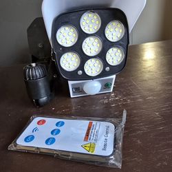 Solar Motion Sensor Light