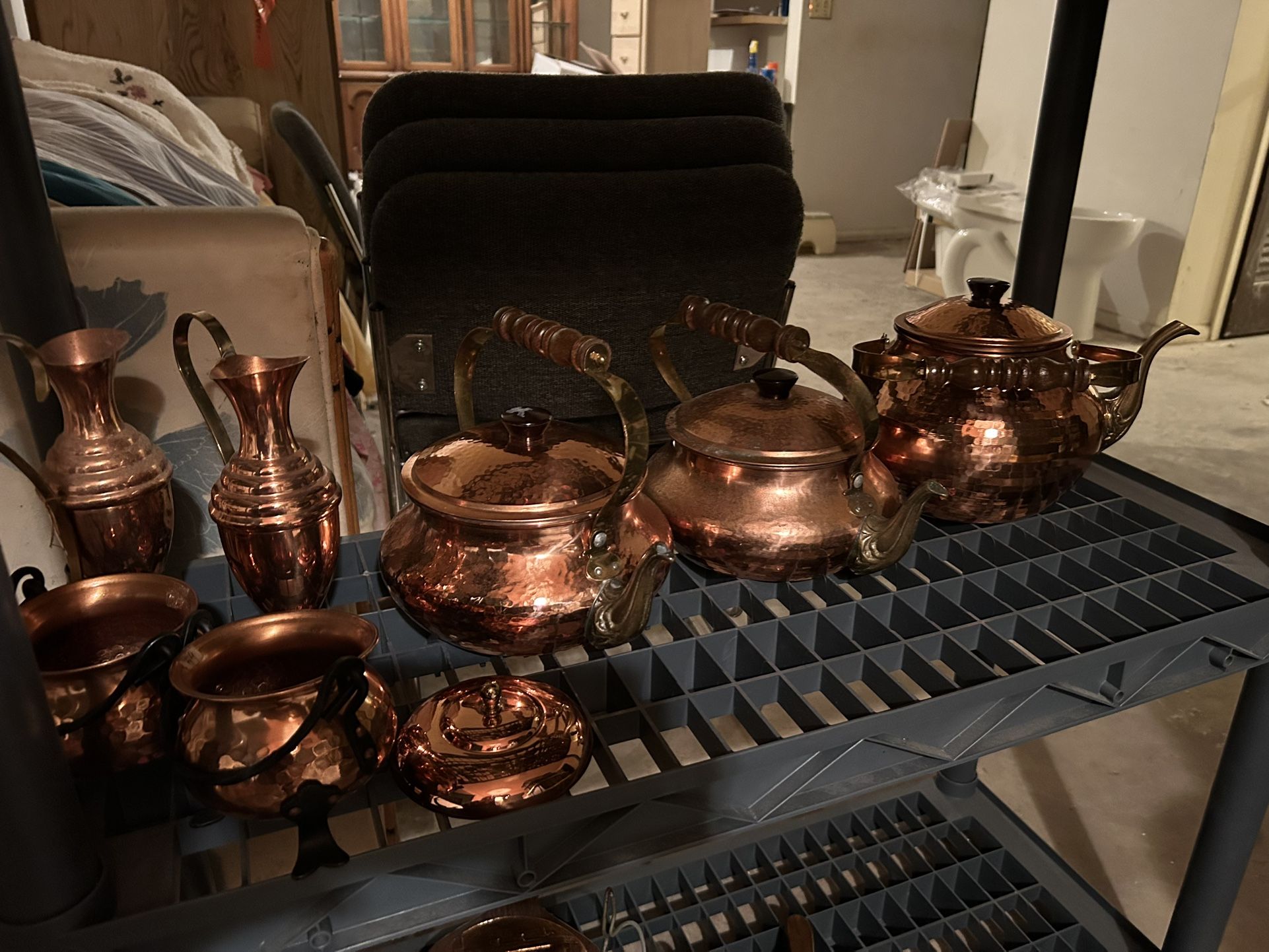 Copper And Brass Antiques Galore!!
