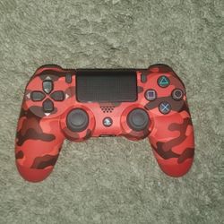 Red Camo Ps4 Controller