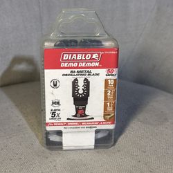 Diablo Demo Demon Bi-Metal Oscillating Blades for Wood 10-Pack