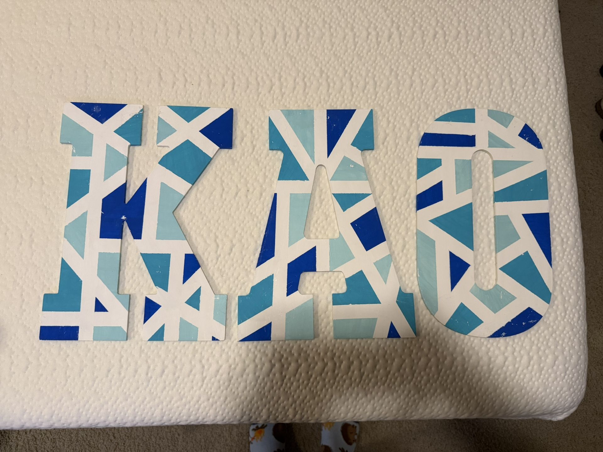 KAO WOODEN LETTERS