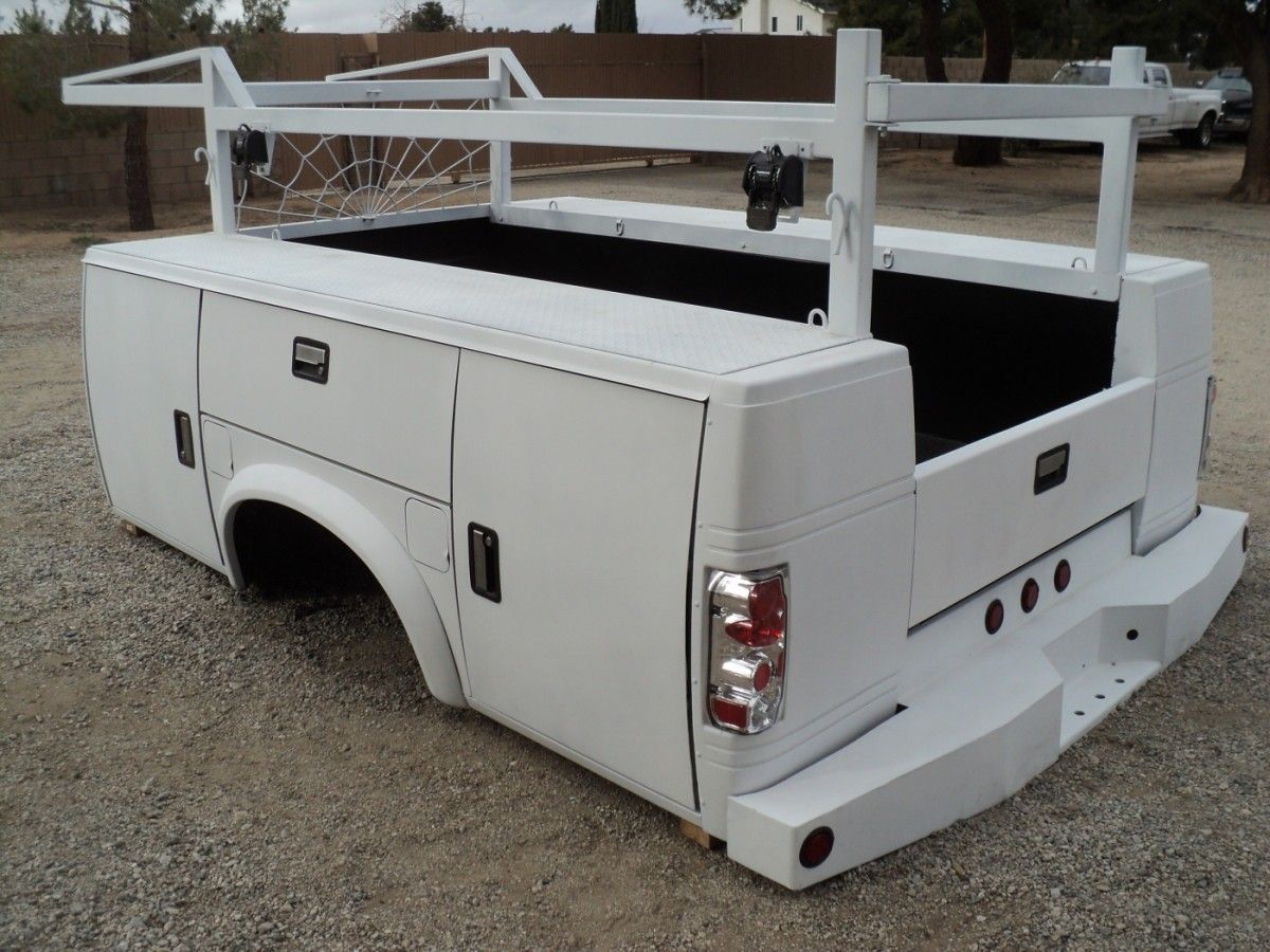 >ONLY RACK & BUMPER< Just SOLD BED "STAHL GC" 9' Contour Utility Bed auto parts accessories